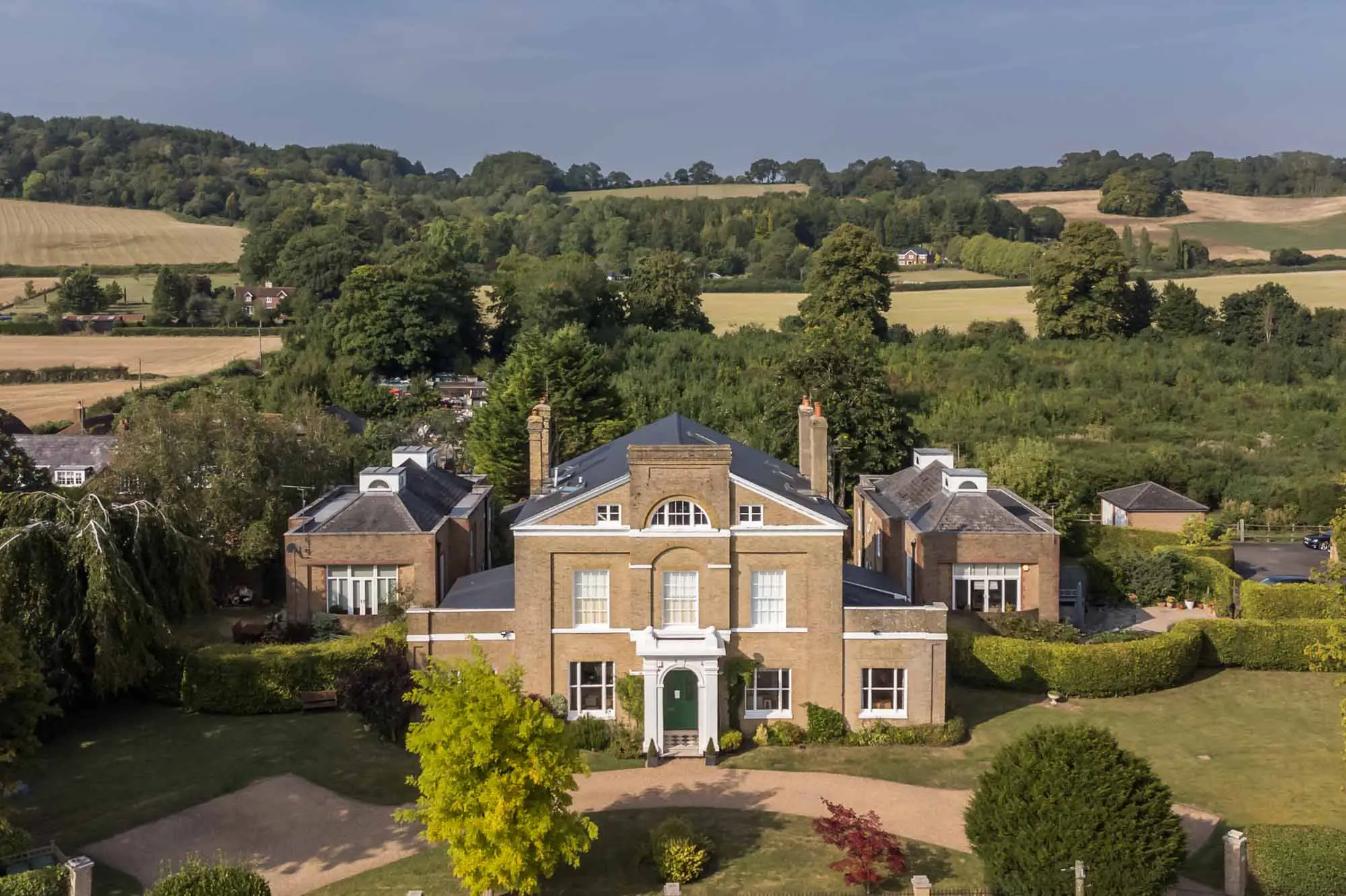 Letecka fotografie panskeho sidla